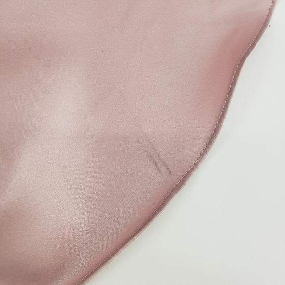 Alfred Angelo Strapless Dress 10 Long Evening Gown Beaded Mauve Pink Black 7284 - Picture 15 of 15